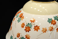 可愛らしい紅葉の絵柄が映えるノリタケの電笠　DC8147