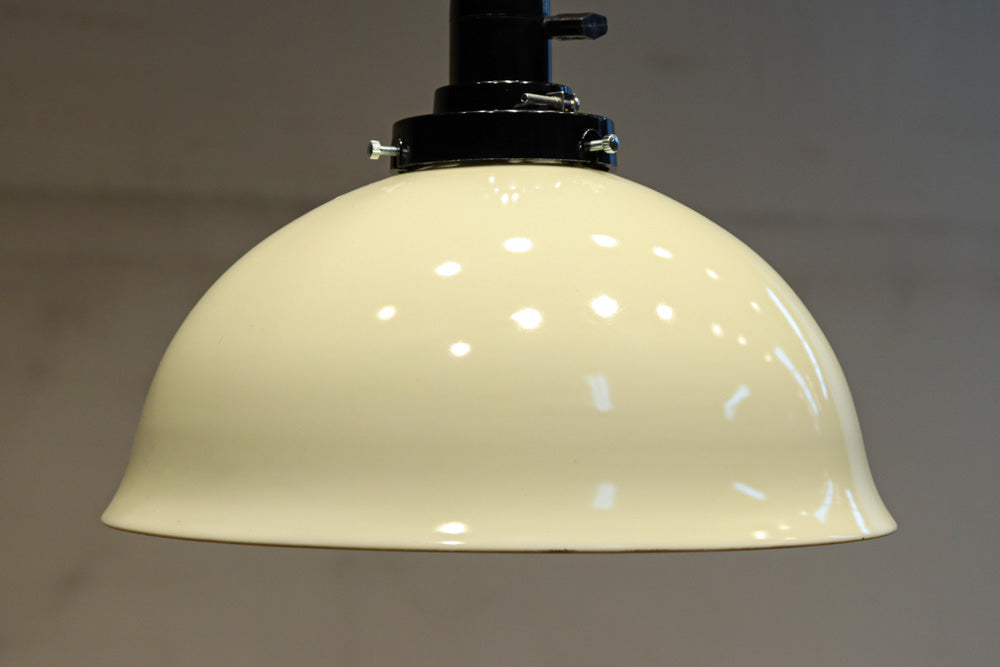 内面に花柄模様が描かれたノリタケの電笠　DC8148