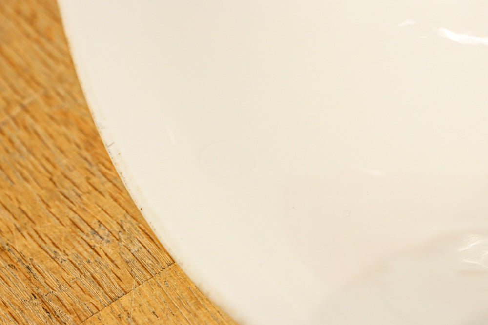 内面に花柄模様が描かれたノリタケの電笠　DC8148