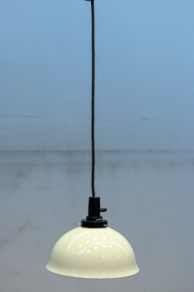 内面に花柄模様が描かれたノリタケの電笠　DC8148