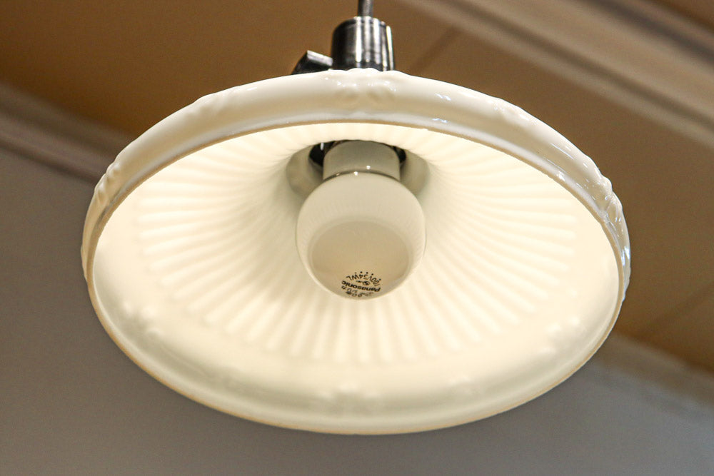 プレス模様が可愛らしい懐かし味のある電笠　DC8151