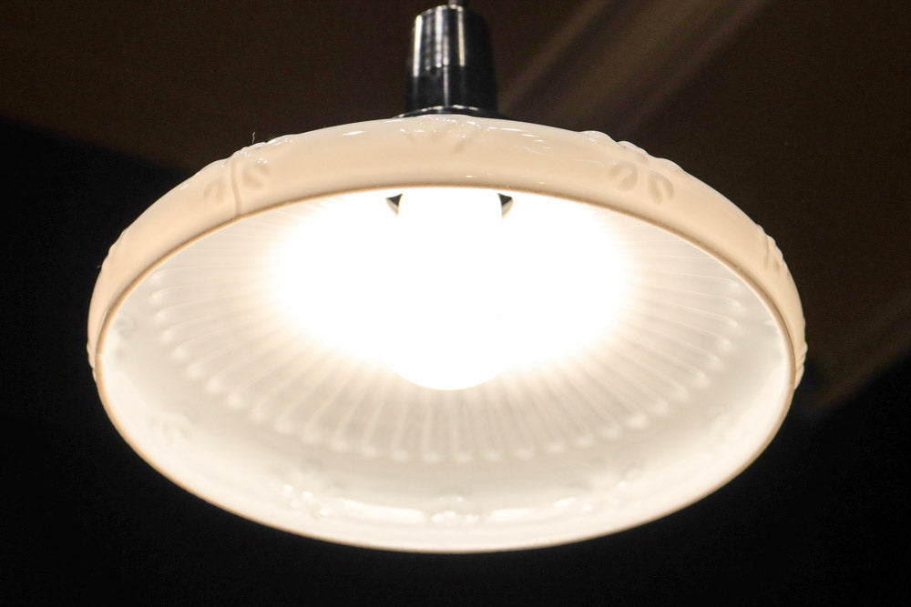 プレス模様が可愛らしい懐かし味のある電笠　DC8151