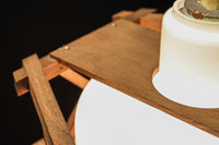 六角形の木枠が和モダンに飾る電笠　DC8159