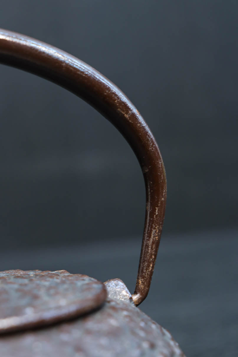 桜模様が浮かぶ小さな鉄瓶　DC8184