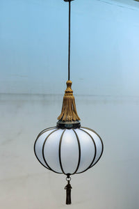 和の趣き溢れる鬼灯(ほおずき)型の房付き電笠　DC8192