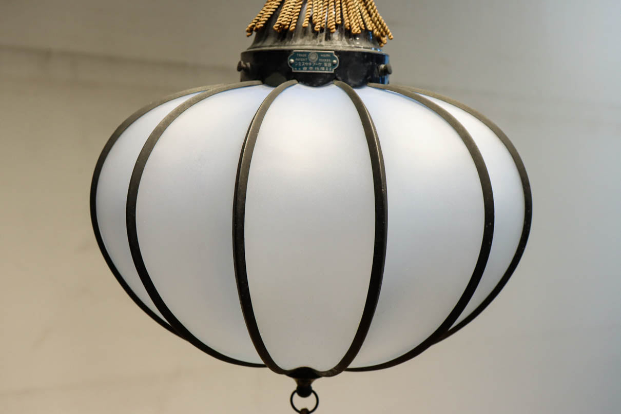 和の趣き溢れる鬼灯(ほおずき)型の房付き電笠 DC8192 – 古福庵