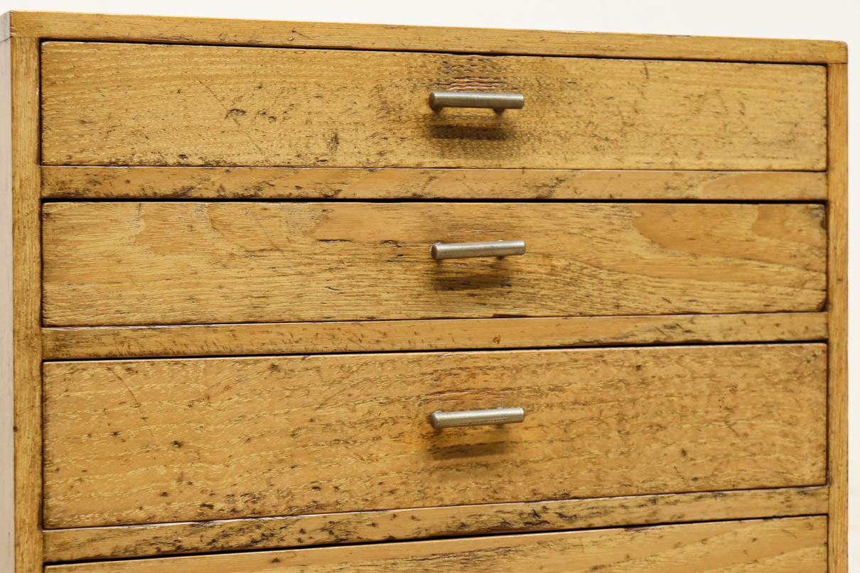 ❤️昔の小引き出し　レトロ小引き出し　骨董小引き出し　アンティーク小引き出し 小引出し 日本製 シンプル 昭和初期 22x32x25.5cm