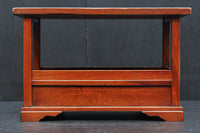 表情豊かな杢目を魅せる縦長の引き出し付き置台　DC8202