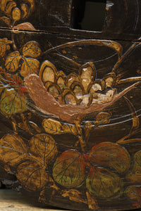 趣きある蒔絵が華を添える大きな車輪　DC8206