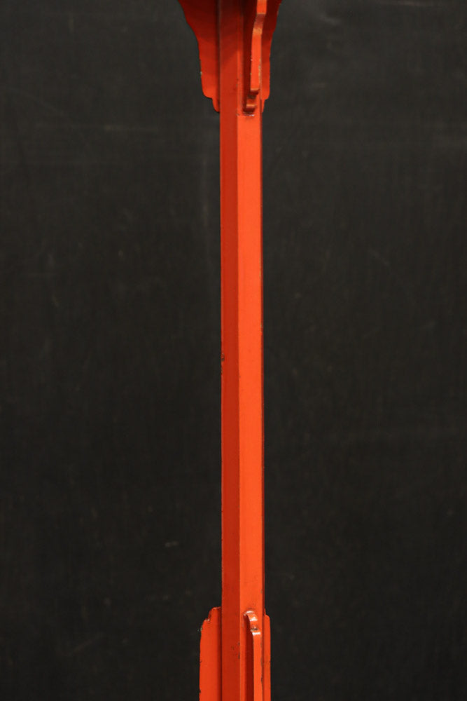 明るい朱の色艶に包まれたぼんぼり台　DC8207　2個1セット