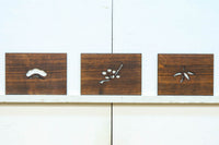 松竹梅の絵柄が可愛らしい小型透かし板　DC8215abc　在庫(a:1 b:1 c:1)枚