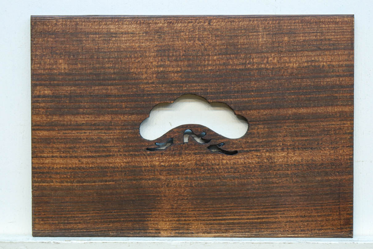 松竹梅の絵柄が可愛らしい小型透かし板　DC8215abc　在庫(a:1 b:1 c:1)枚