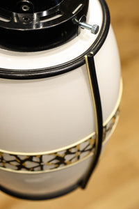 二色混じりのお花帯模様がお洒落な電笠　DC8218