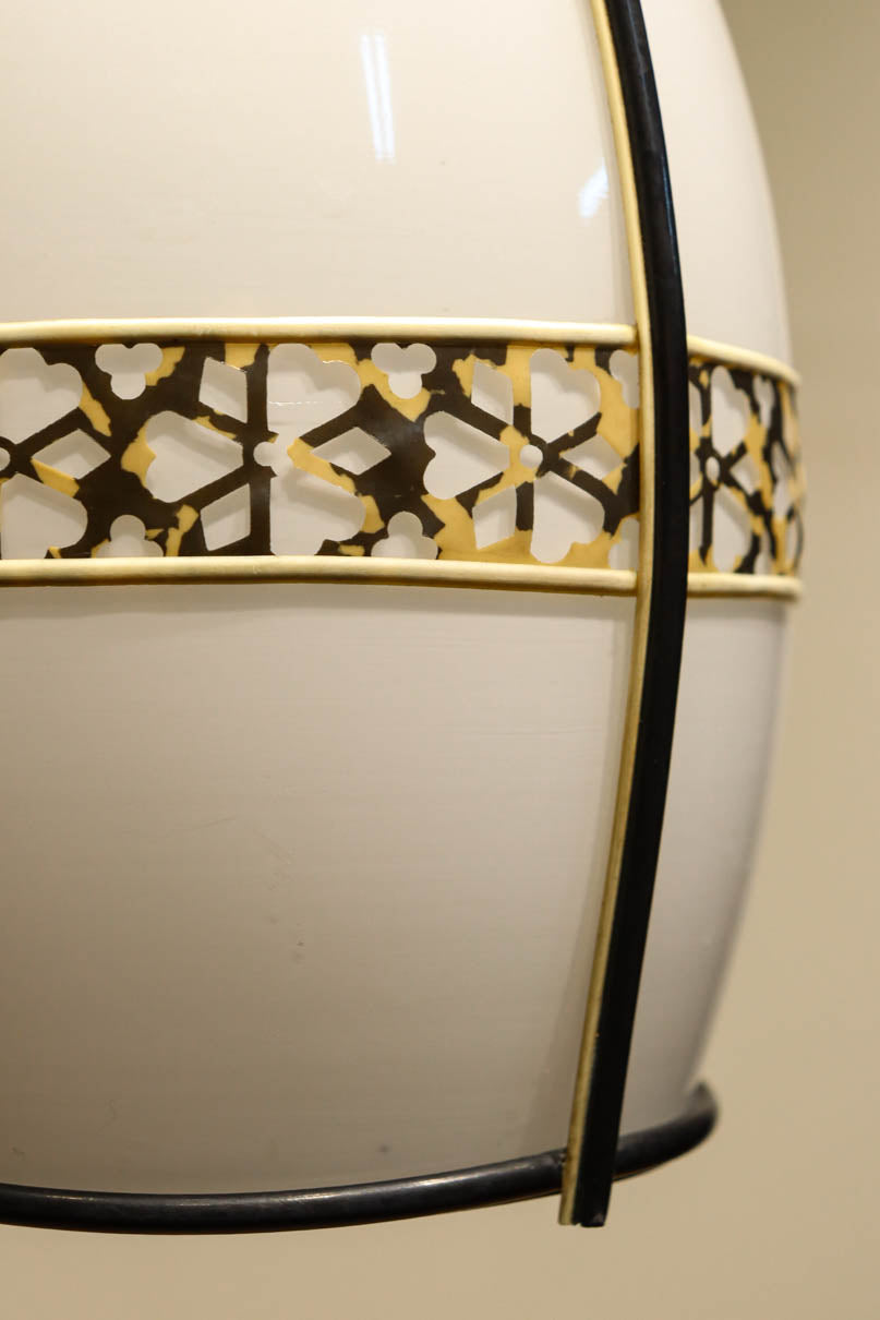 二色混じりのお花帯模様がお洒落な電笠　DC8218