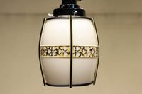 二色混じりのお花帯模様がお洒落な電笠　DC8218