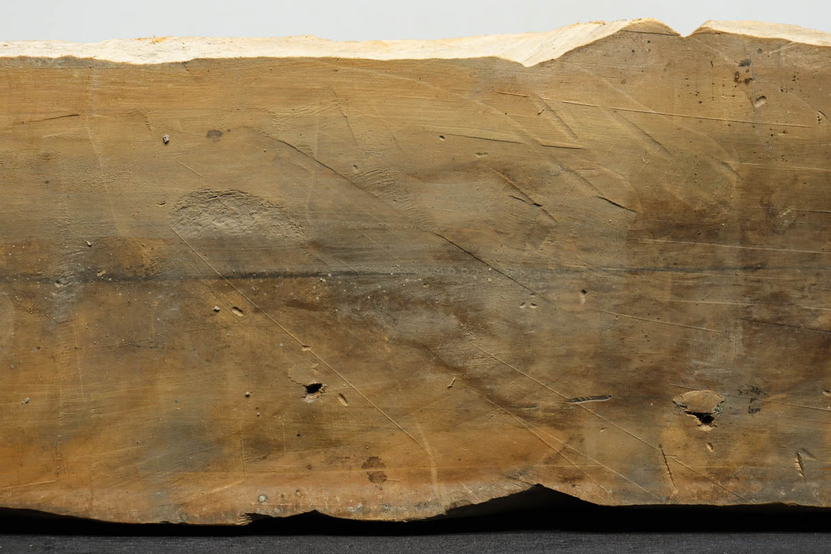 龍へと昇華する鯉の滝昇りを描いた立体彫刻が素晴らしい梁飾り　DC8223ab　在庫(a:1 b:1)枚