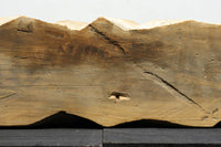 龍へと昇華する鯉の滝昇りを描いた立体彫刻が素晴らしい梁飾り　DC8223ab　在庫(a:1 b:1)枚