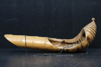 自然な竹の風合いある吊るし花器　DC8224