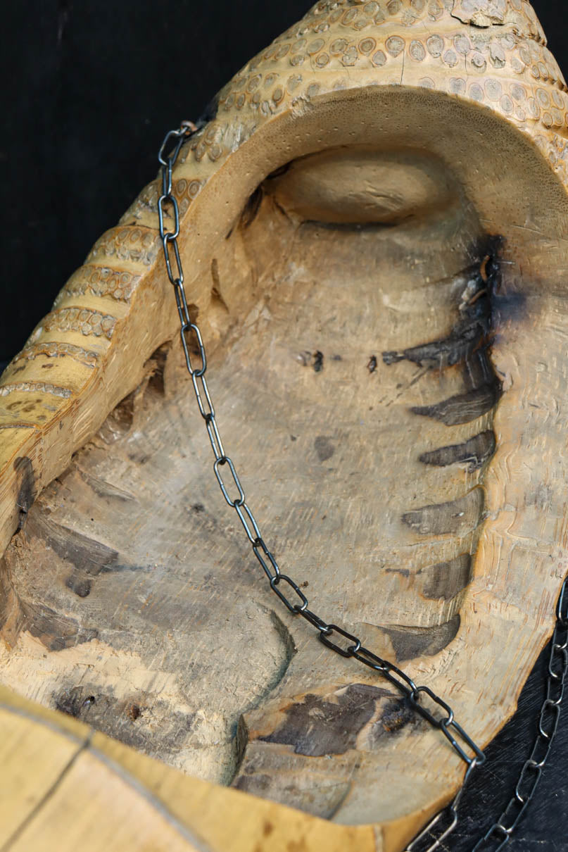 自然な竹の風合いある吊るし花器　DC8224