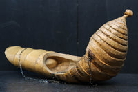 自然な竹の風合いある吊るし花器　DC8224