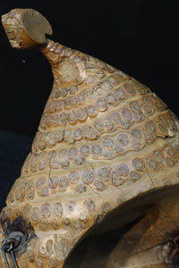 自然な竹の風合いある吊るし花器　DC8224