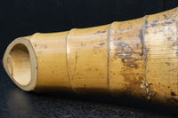 自然な竹の風合いある吊るし花器　DC8224