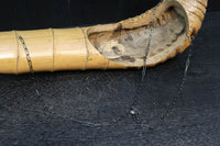 自然な竹の風合いある吊るし花器　DC8224