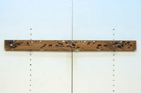 貫禄ある2頭の龍の立体感溢れるけやき彫刻飾り　DC8226