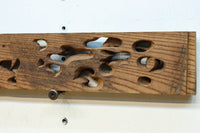 貫禄ある2頭の龍の立体感溢れるけやき彫刻飾り　DC8226