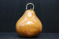 丸みがあり愛嬌あるふくべ細工のかぼちゃ型炭入れ　DC8237