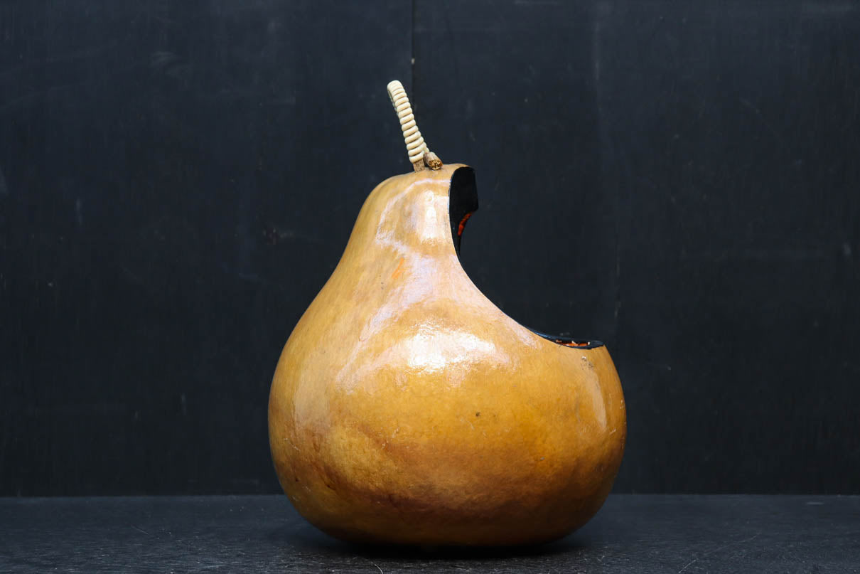 丸みがあり愛嬌あるふくべ細工のかぼちゃ型炭入れ DC8237 – 古福庵