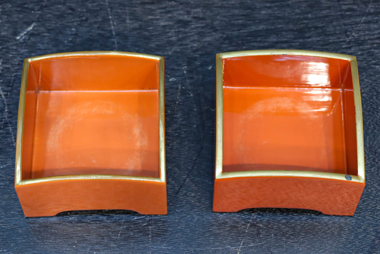 朱漆と金の色彩で華やかな一合マス　DC8243ab　在庫(a:0 b:1)個