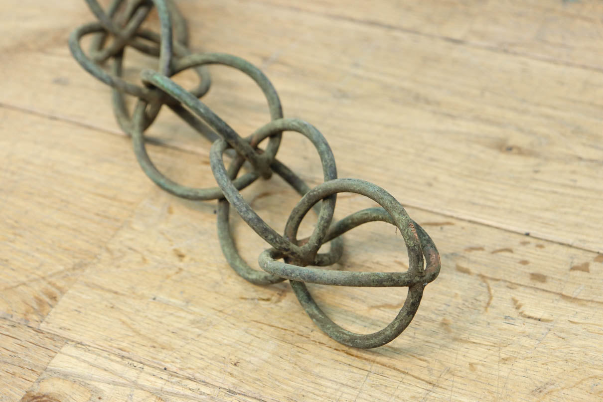 時代の趣きあるシンプルな鎖樋　DC8249ab　在庫(a:1 b:1)本