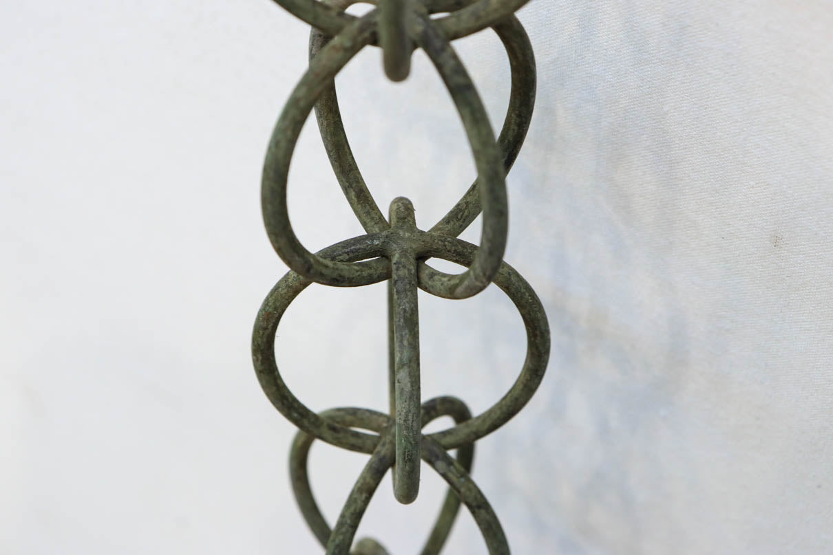 時代の趣きあるシンプルな鎖樋　DC8249ab　在庫(a:1 b:1)本