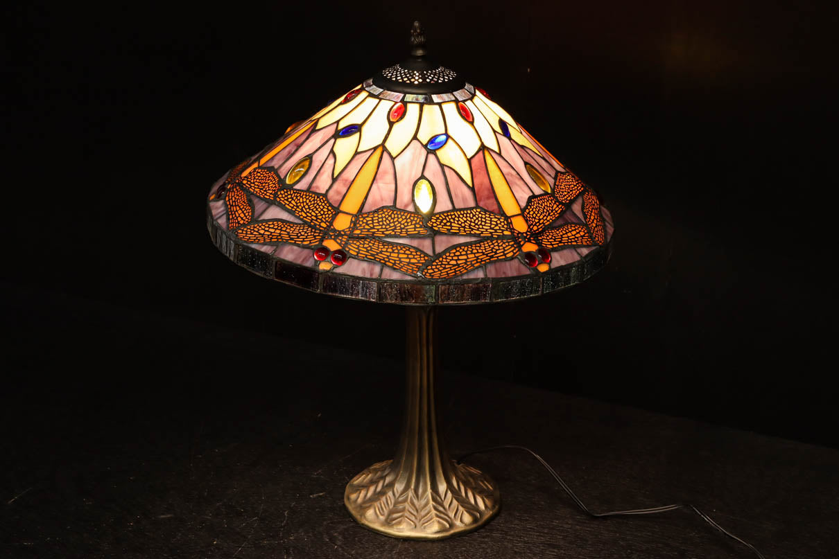Stained glass desk lamp DC8250
