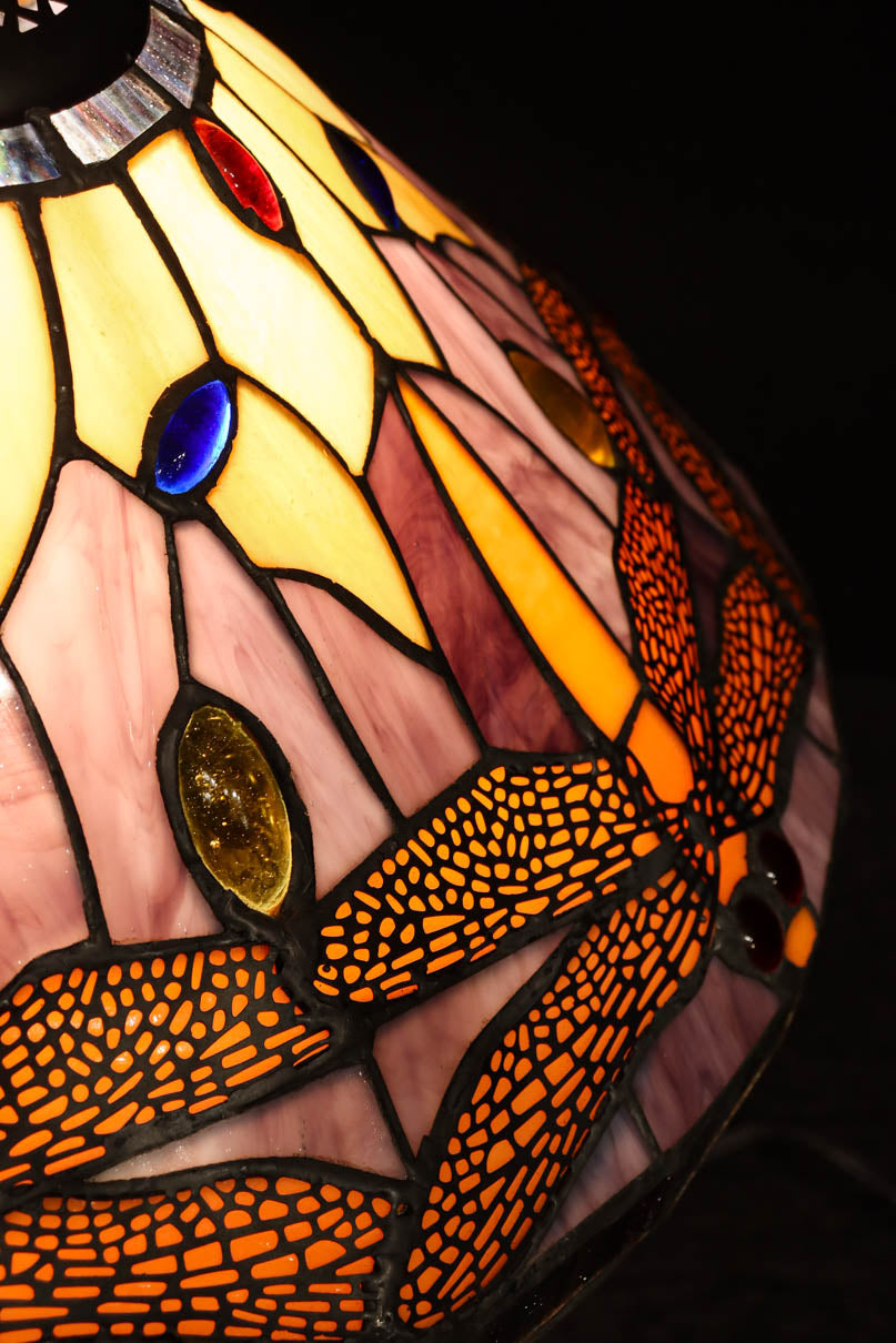 Stained glass desk lamp DC8250