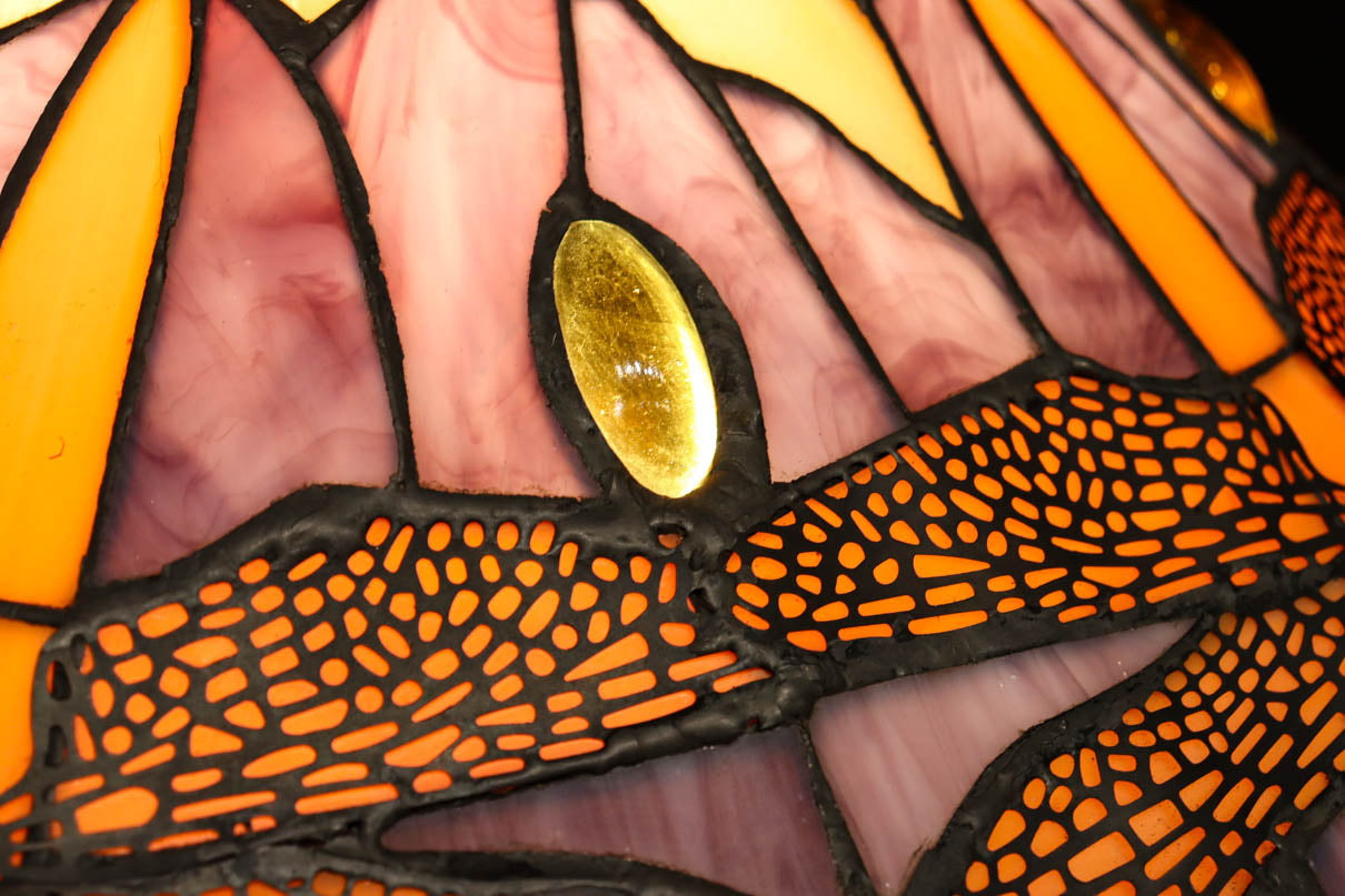 Stained glass desk lamp DC8250