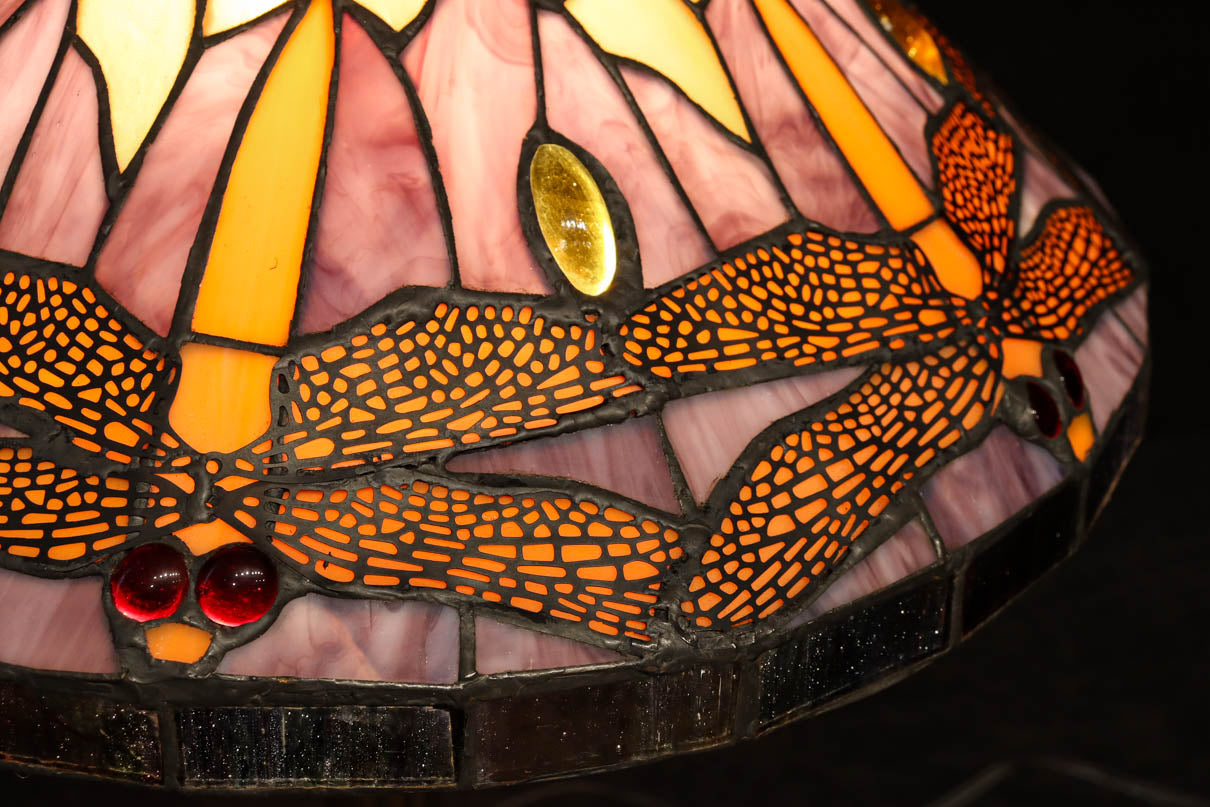 Stained glass desk lamp DC8250