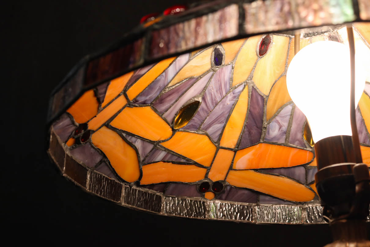 Stained glass desk lamp DC8250