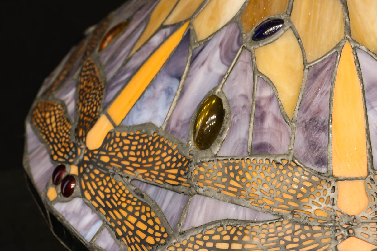 Stained glass desk lamp DC8250