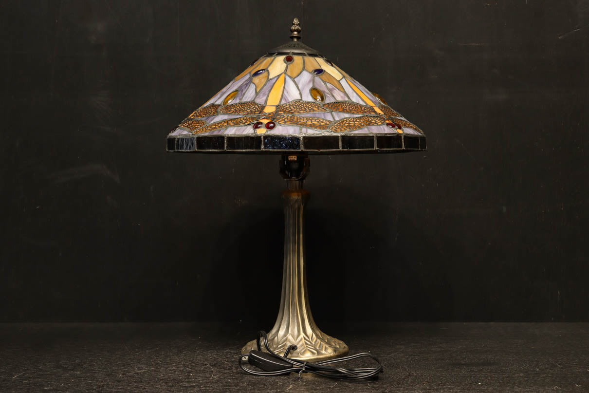 Stained glass desk lamp DC8250