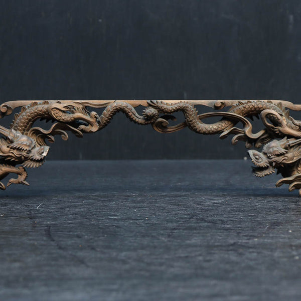 文玩堂：熱振寺原装・微細カット深彫り鬼面ビーズ 躍動感ある龍の貫録漂う小型彫刻飾り DC8258 – 古福庵