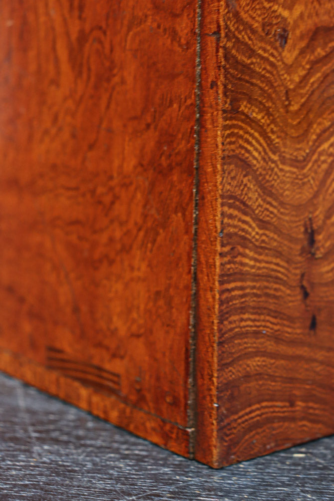 杢目の美しい味わいある針箱　DC8279