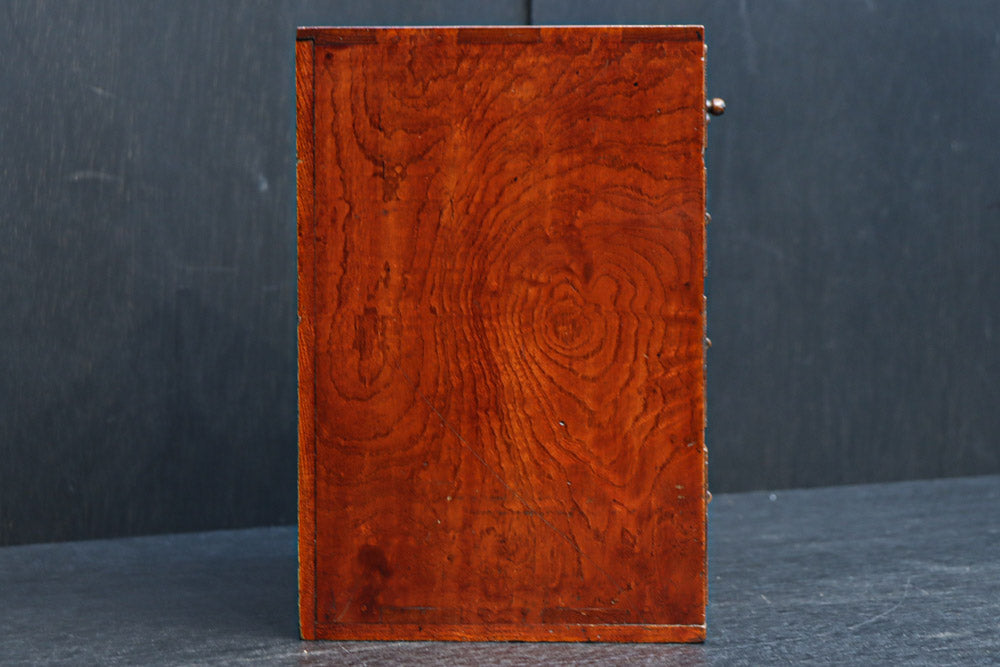 杢目の美しい味わいある針箱　DC8279