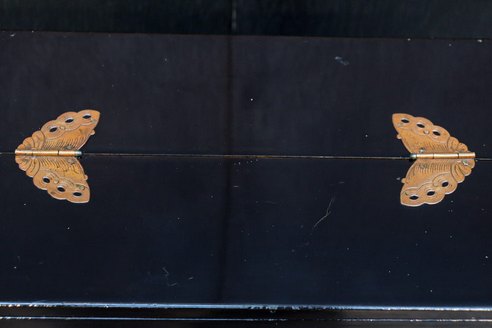 黒漆の雅な化粧箱　DC8280