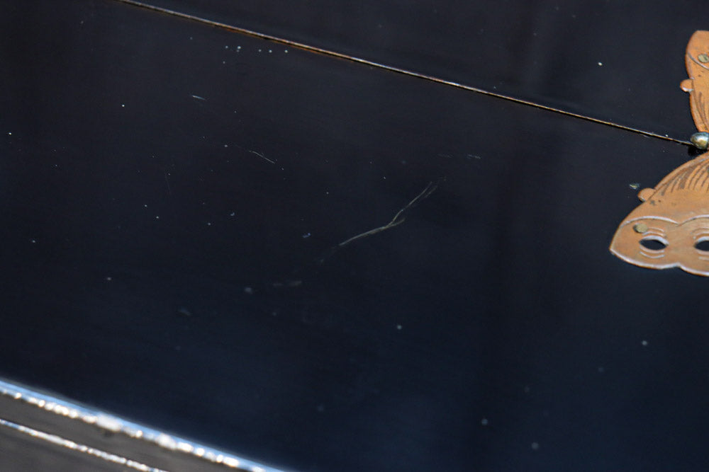 黒漆の雅な化粧箱　DC8280