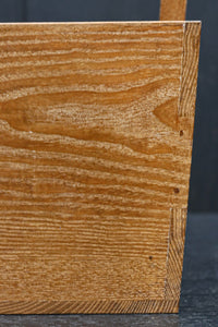 穏やかな杢目模様の持ち手付き炭入れ　DC8289