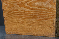 穏やかな杢目模様の持ち手付き炭入れ　DC8289