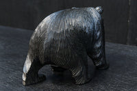 Small size Carved wooden bear figurine DC8293