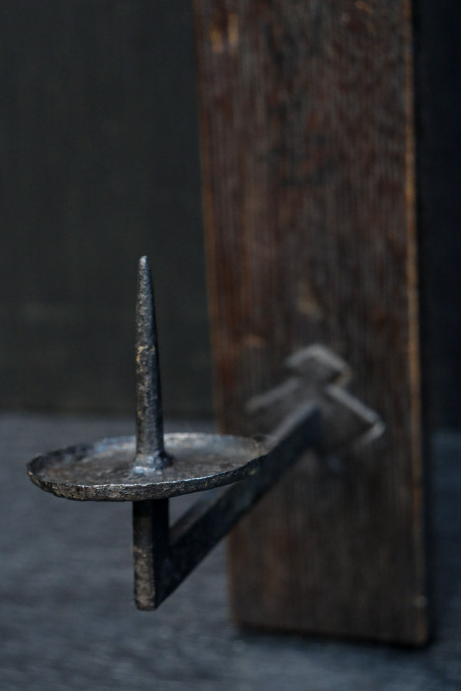 時代を重ねた趣きある壁掛けろうそく立て　DC8303abc　在庫(a:1 b:1 c:1)本